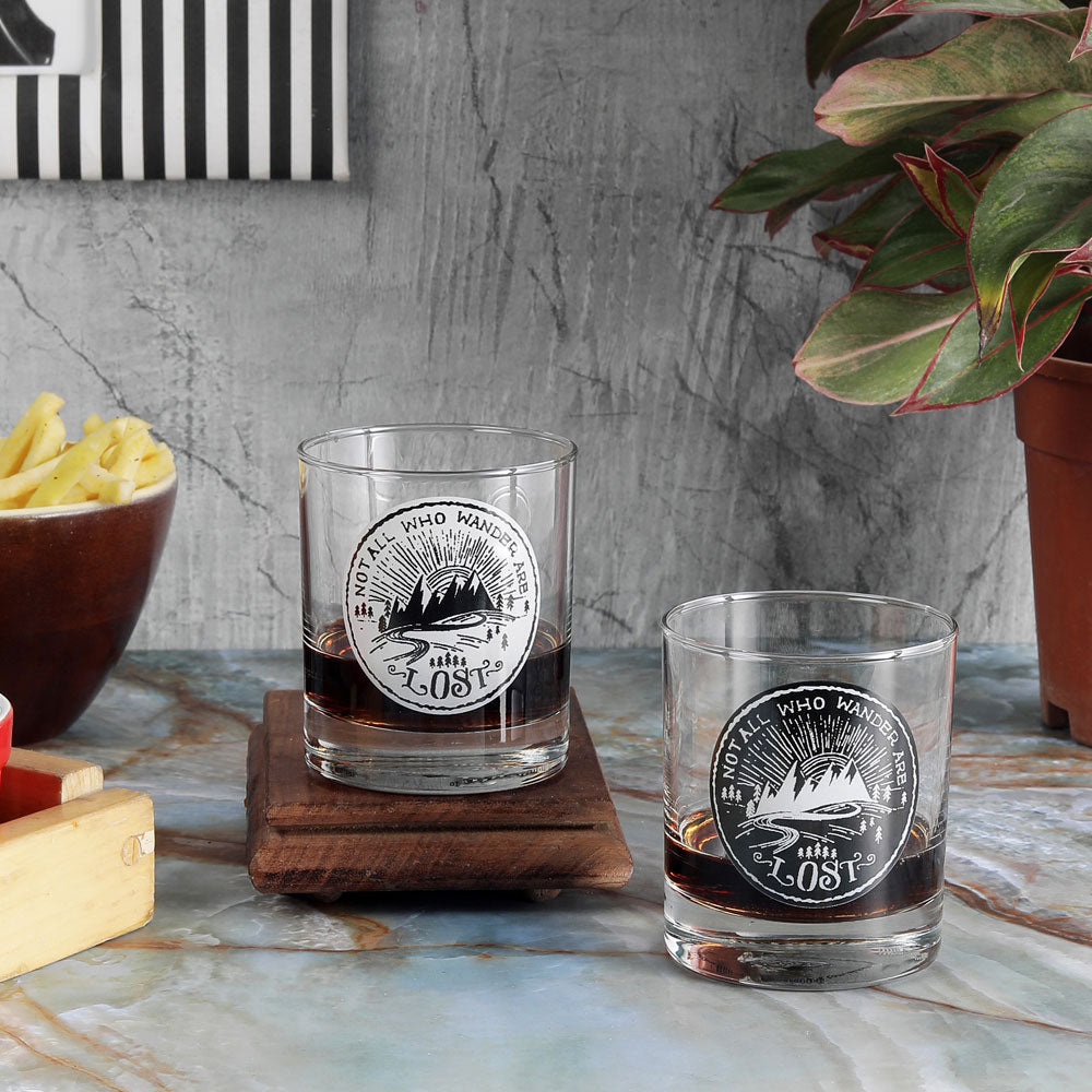 Wanderlust Whisky Glasses – Ekdodhaistore