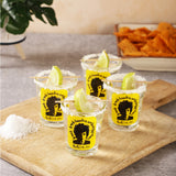 Bob Dylan Shot Glass 4pcs