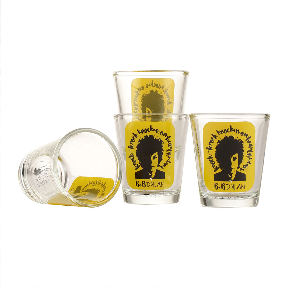 Bob Dylan Shot Glass 4pcs