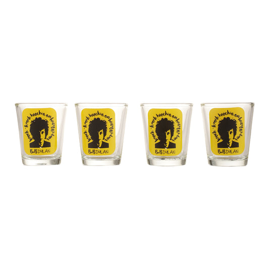 Bob Dylan Shot Glass 4pcs