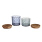 Sante Leaf Fall Airtight Glass Jars - 2 Pcs