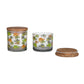 Sante Elephant Airtight Glass Jars - 2Pcs