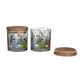 Sante Buddha Airtight Glass Jars - 2pcs